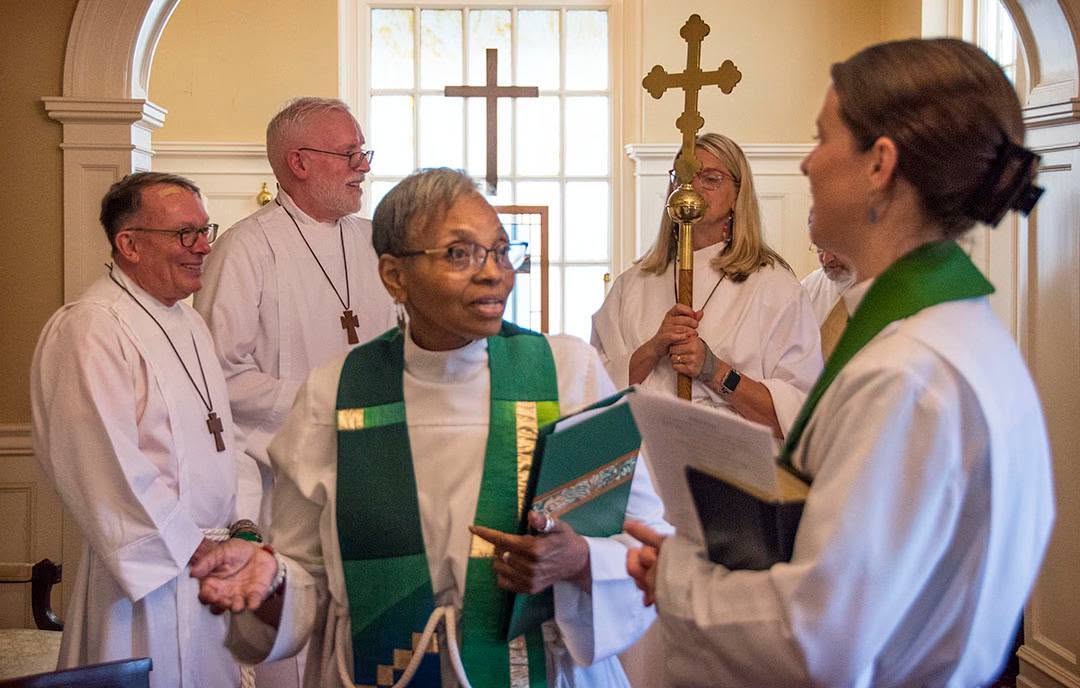 Clergy and participants at the 2024 Pauli Murray service.
