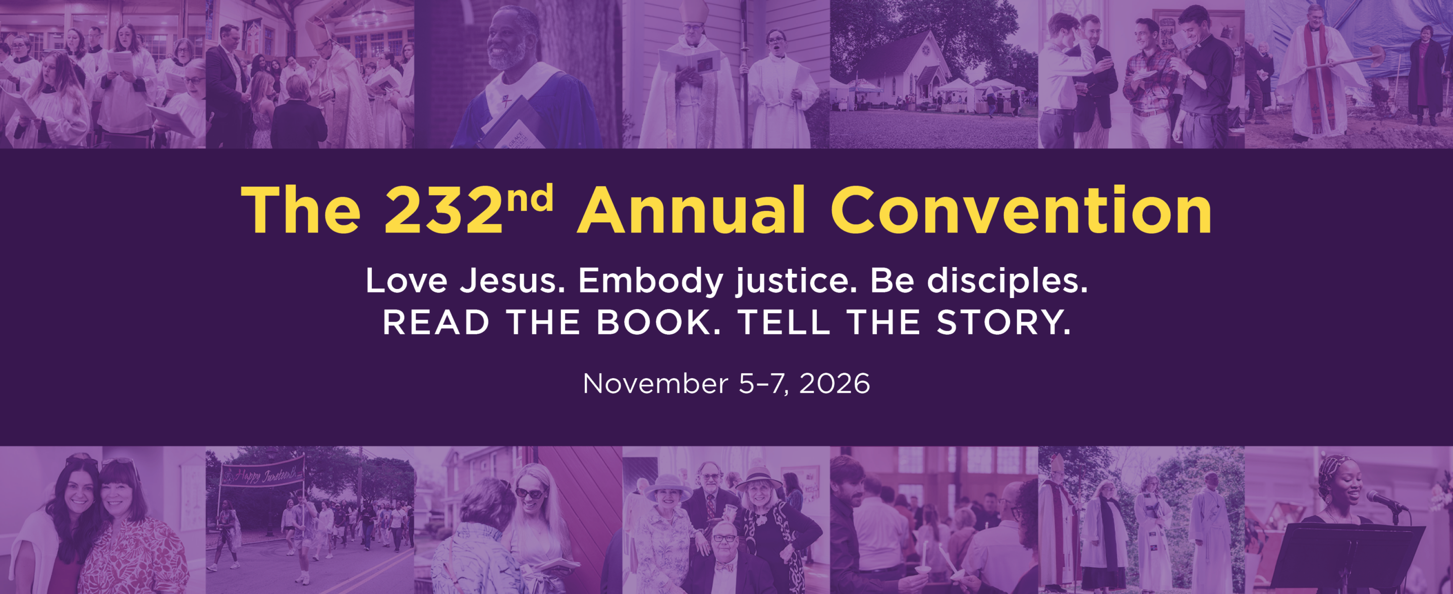 232nd Annual Convention, November 5-7, 2026 - Learn More