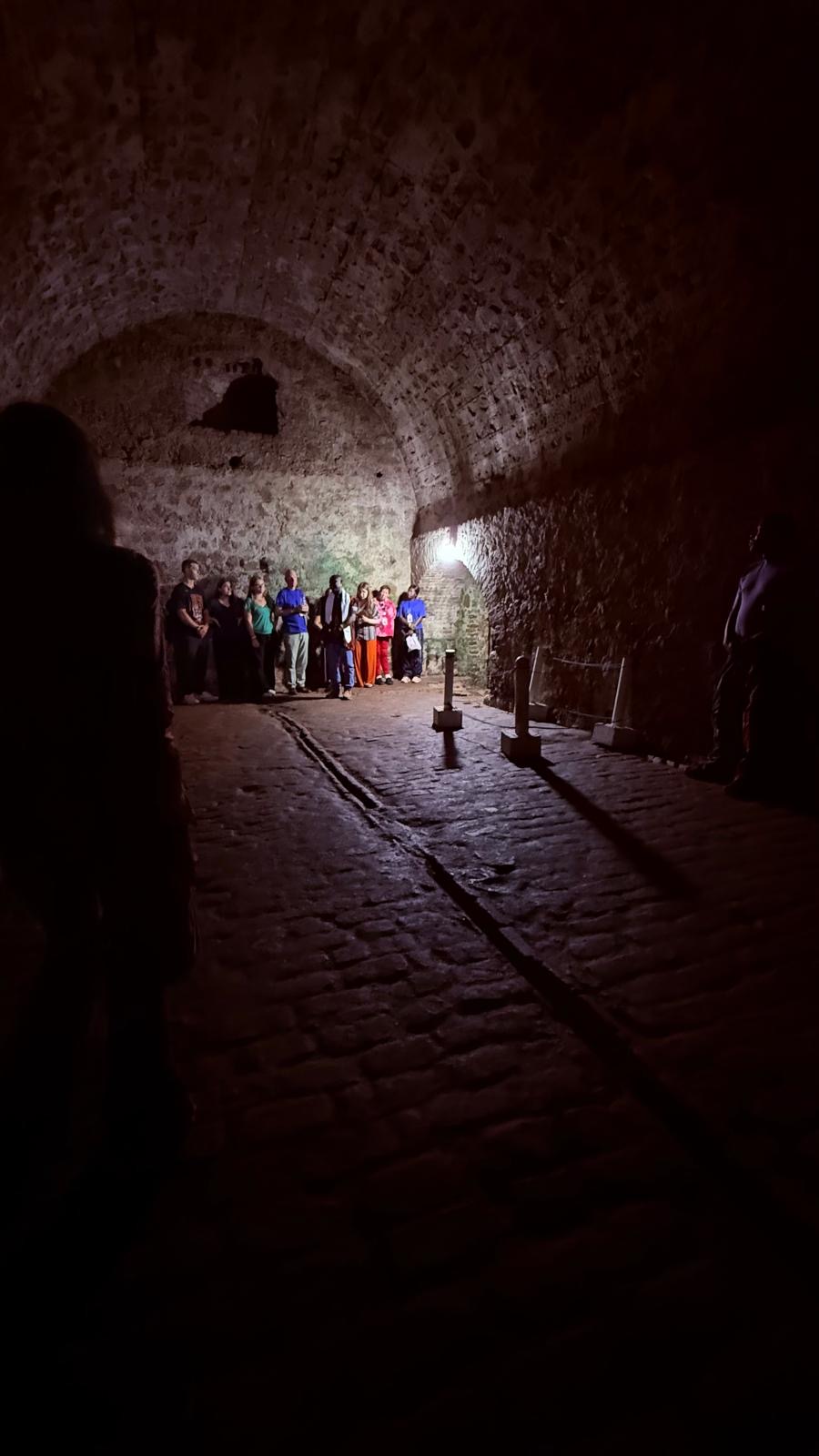 Triangle of Hope pilgrims visit a historic slave dungeon in Ghana