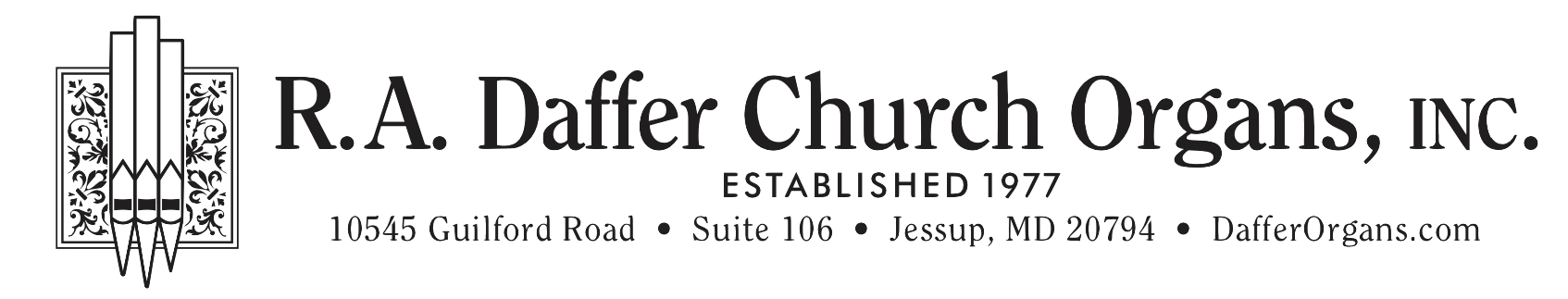 R. A. Daffer Church Organs, Inc. logo