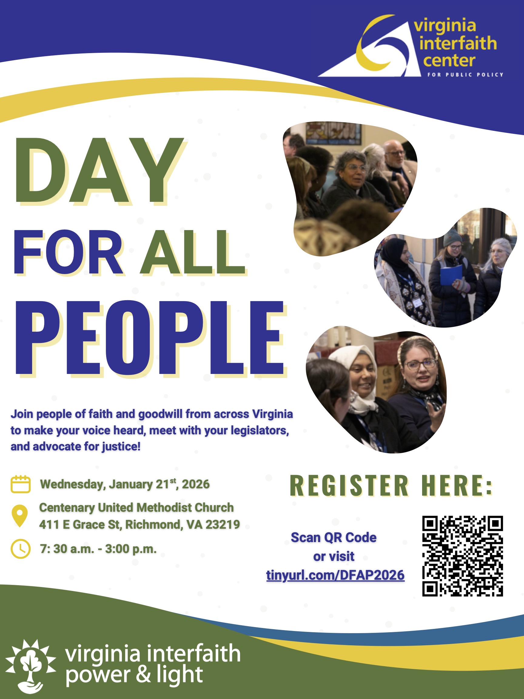 Join people of faith for Day of All People to make your voice heard.