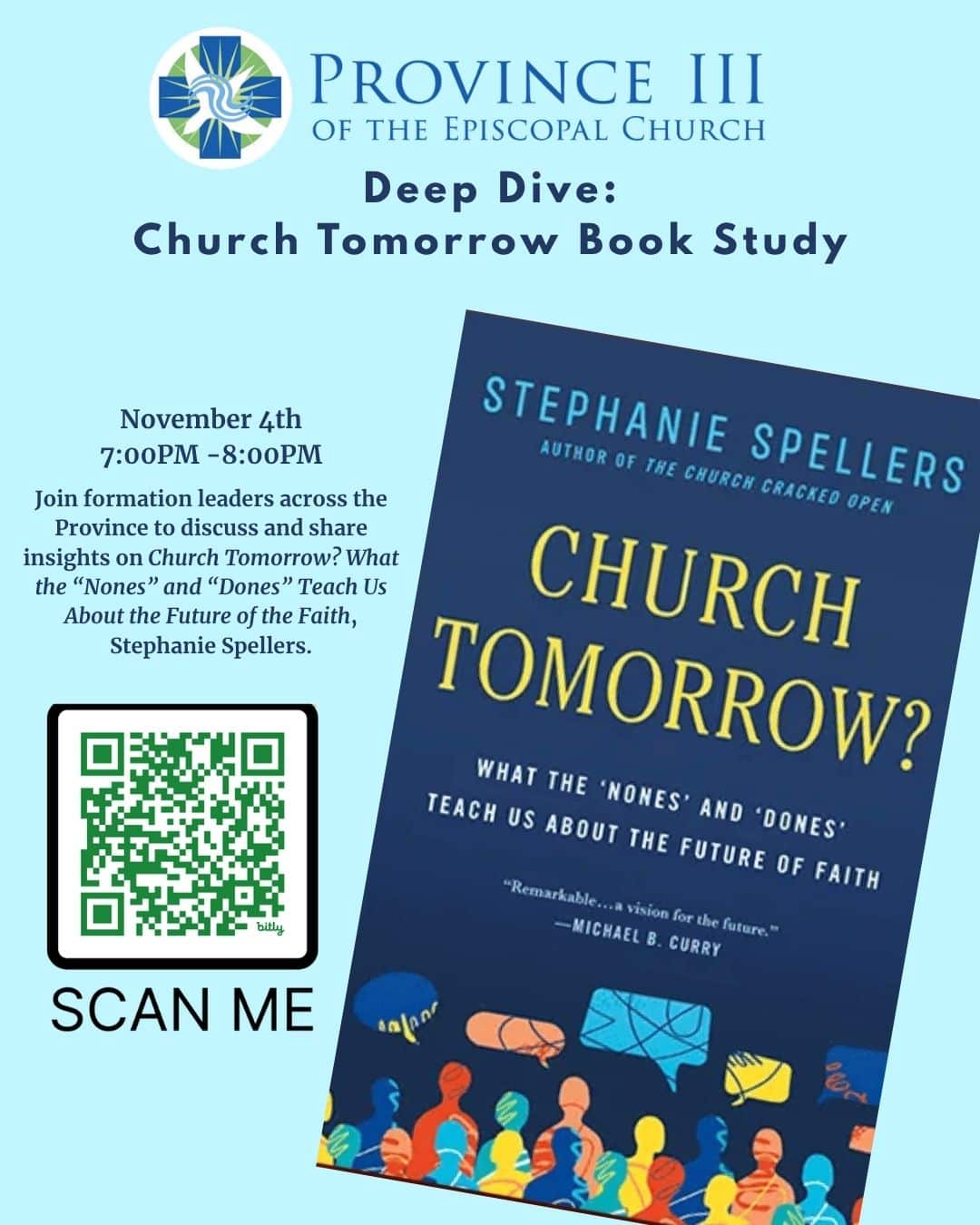 Province III Deep Dive: Church Tomorrow Book Study flyer