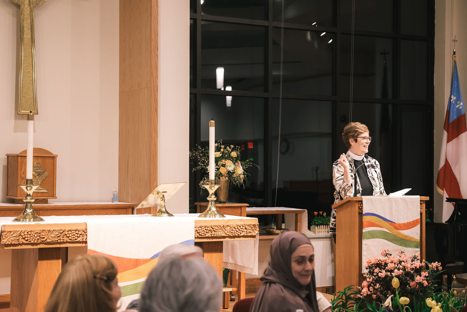 Faith250 participants gathered for conversation and reflection