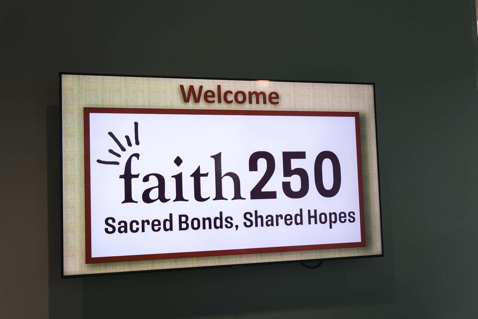 Faith250 participants join in a multifaith conversation