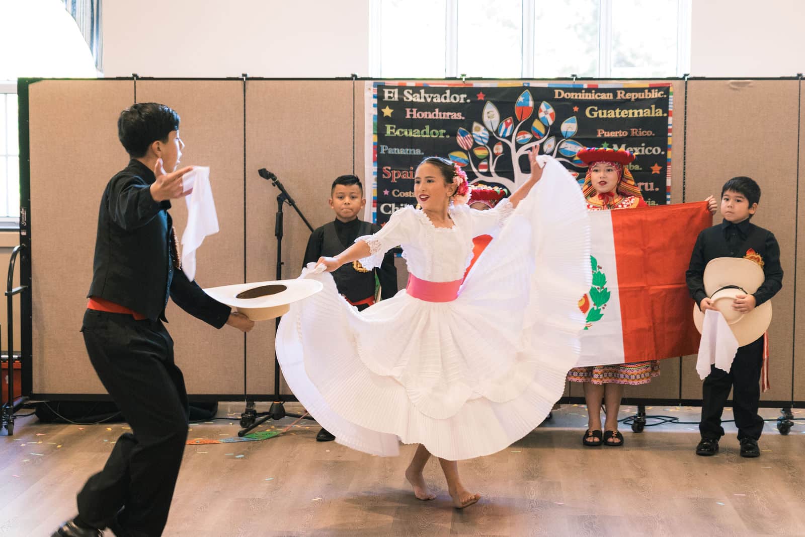 Dancers performing at the One Church, Many Cultures festival