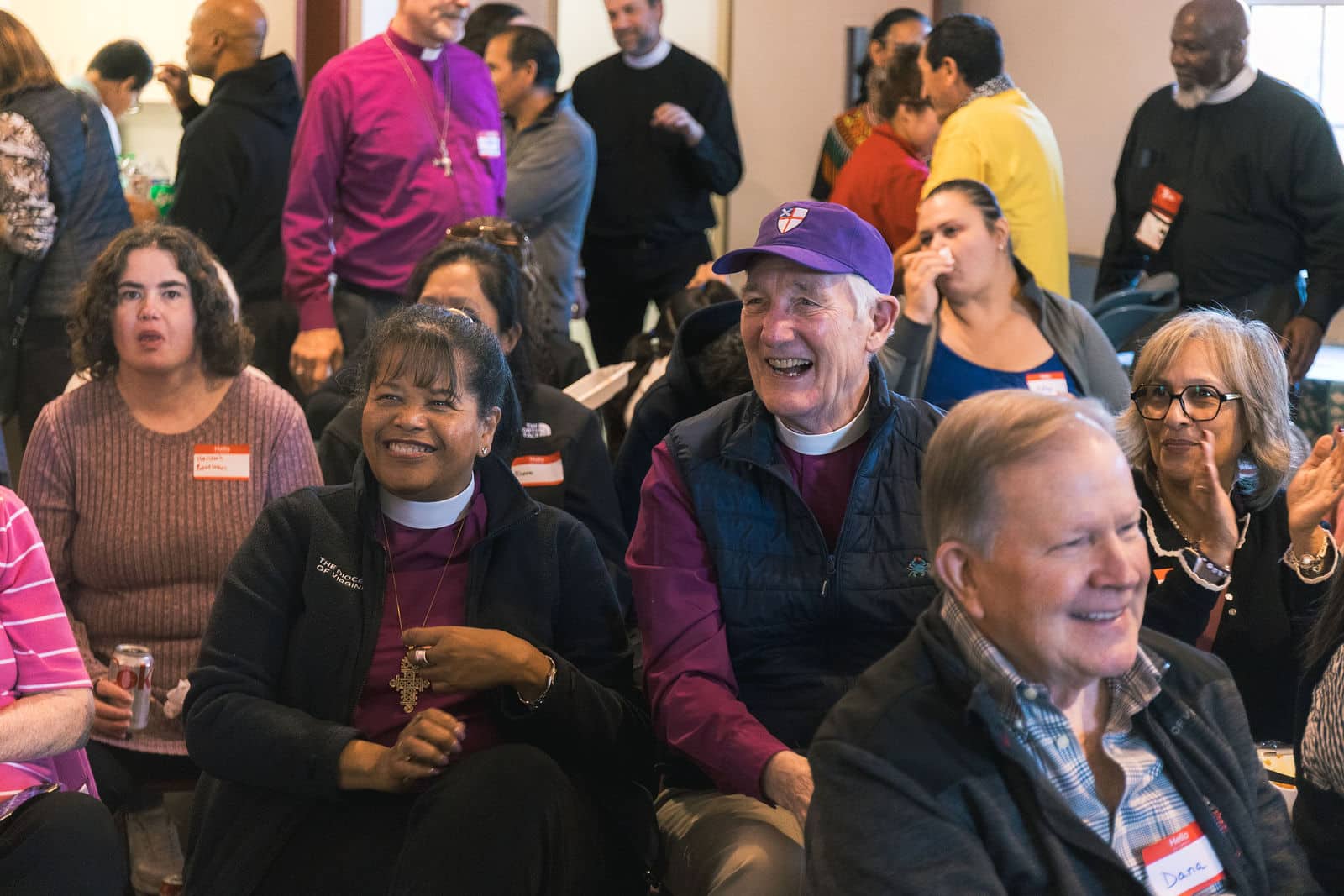 Clergy and guests enjoying the festival performances