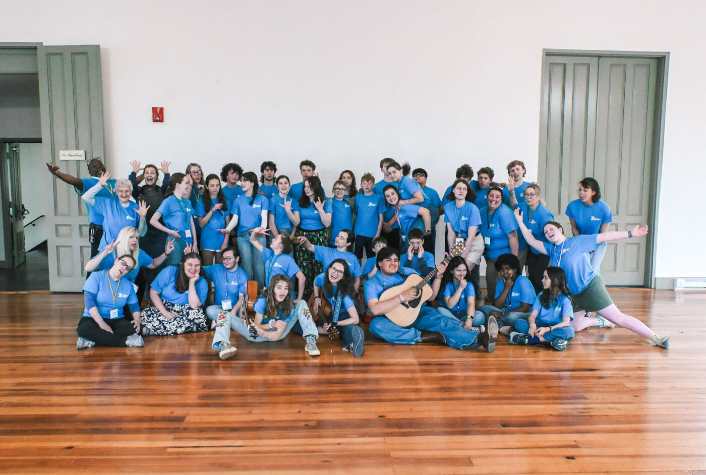 Middle school youth gathered at the Diocese of Virginia youth summit