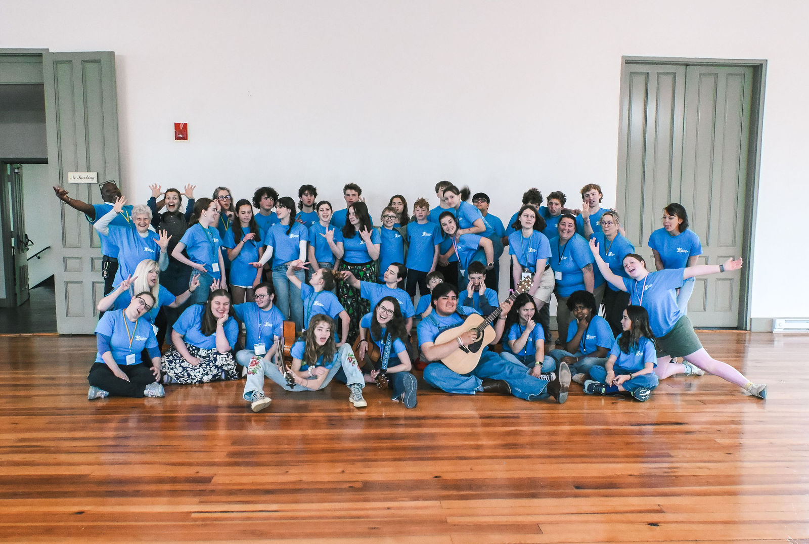 Middle school youth gathered at the Diocese of Virginia youth summit