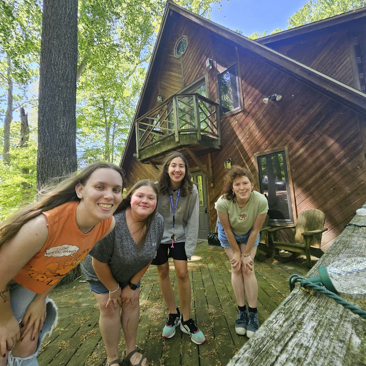 Olivia and friends at The Pace Center.