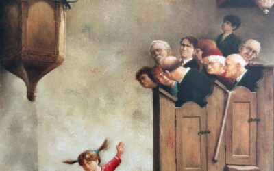 Dansje in de kerk by Marius van Dokkum