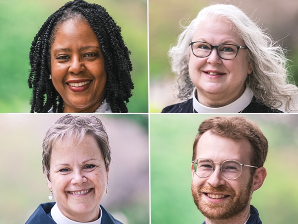 Composite headshots of Tammy Lewis, Sarah Kye Price, Shirley Smith Graham, and Will Dickinson